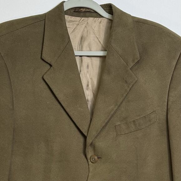 Vintage Brandini for Filene’s Olive Green 3 Button Blazer Jacket 40S - Picture 3 of 11